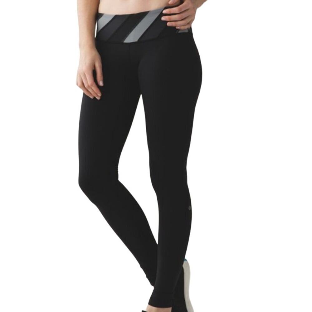 Lululemon Wunder Under Pant III Black Deep Coal Battleship Full-On Luon Lycra 6